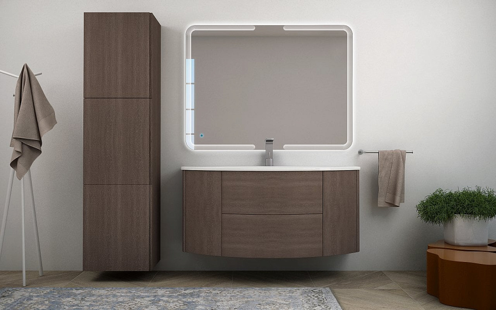 Тумба под раковину без столешницы Cezares Eden 120 rovere scuro soft