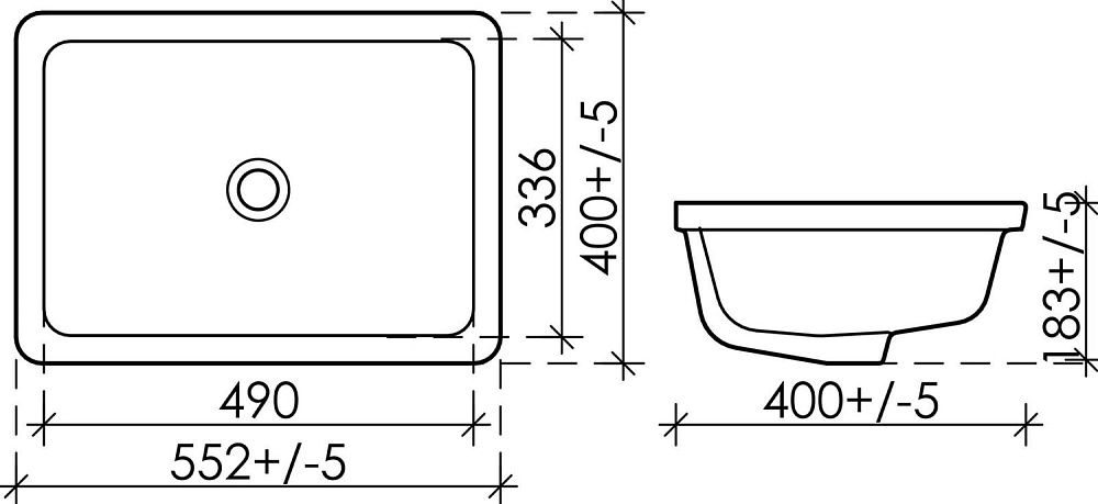 Раковина Ceramicanova Element CN6045
