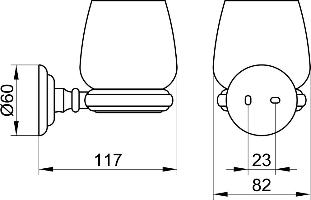 Стакан Keuco Astor 02150
