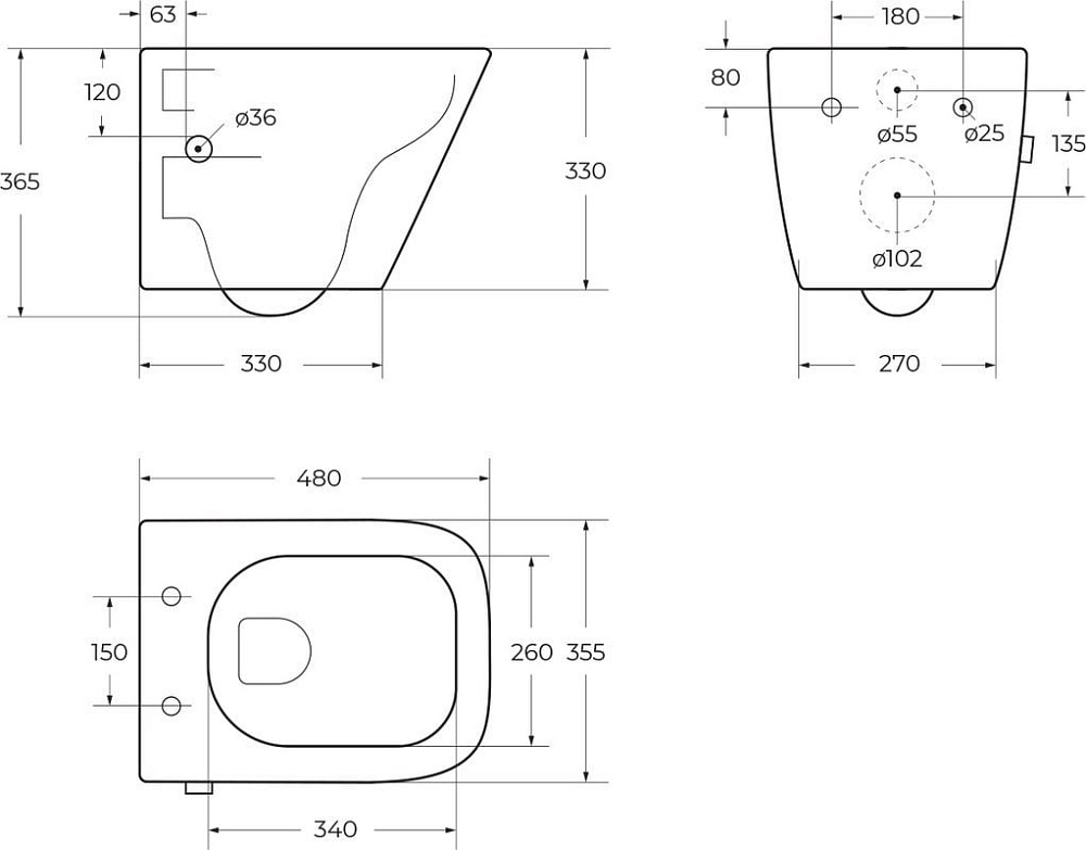 Унитаз подвесной BelBagno Due BB3103CHR-BS/SC