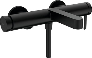 Смеситель для ванны с душем Hansgrohe Finoris 76420670, матовый черный
