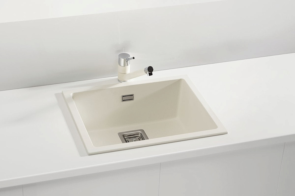 Мойка кухонная Alveus Quadrix Granital 50 arctic