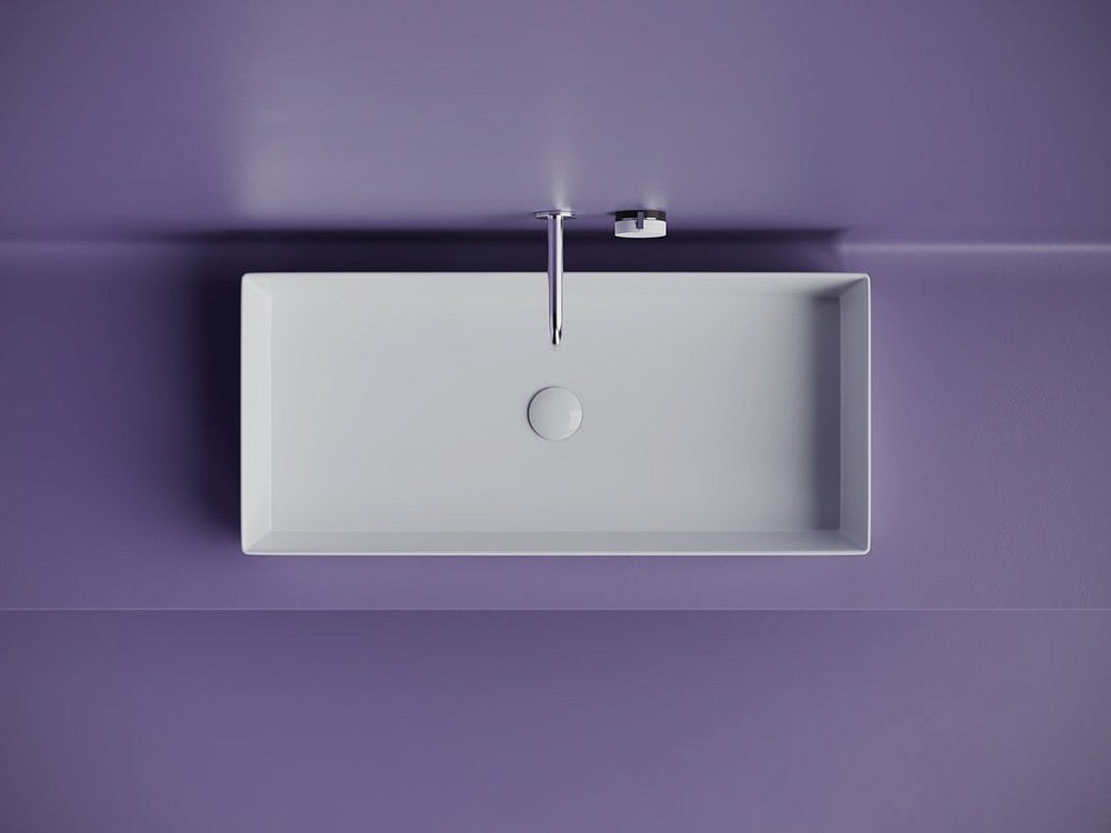 Накладная раковина Ceramicanova Element CN6072 белая глянцевая