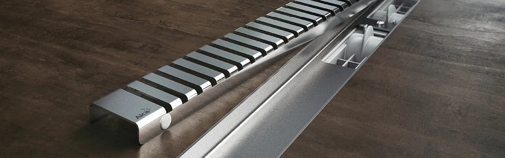 Душевой трап (лоток) AlcaPlast APZ101 650, с опорами