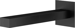 Излив Plumberia Selection Tag SPQ0258NO для ванны, матовый черный