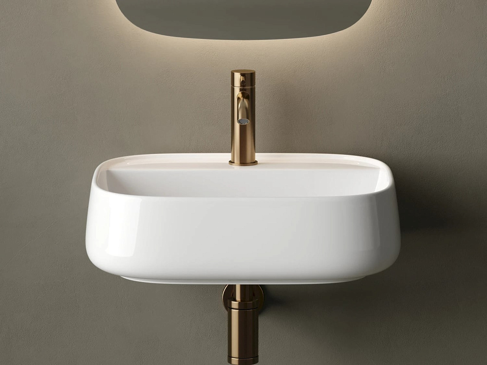 Подвесная раковина для ванной комнаты Ceramicanova Fonte CN5051, белый