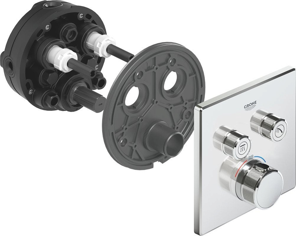Термостатический смеситель встраиваемый Grohe Grohtherm SmartControl 29124000 для душа