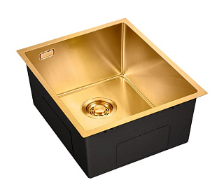 Мойка кухонная Emar PVD EMB-130 PVD Nano Golden