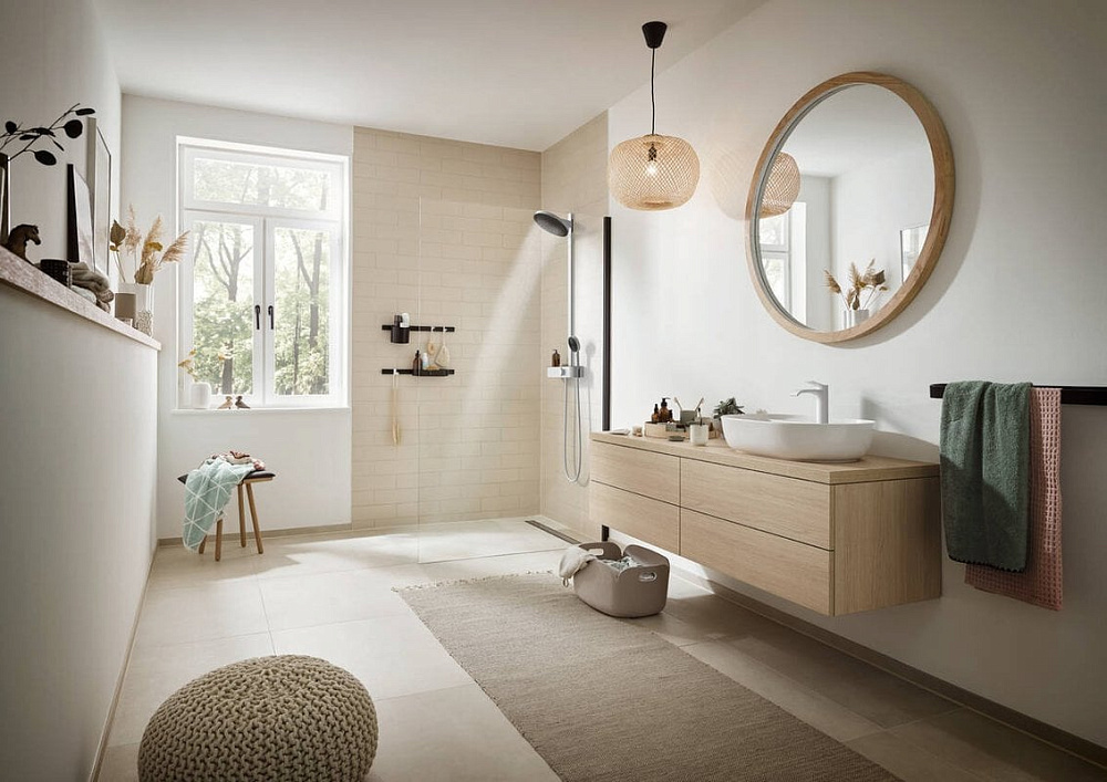 Смеситель для раковины Hansgrohe Vivenis 110 75022700 матовый белый
