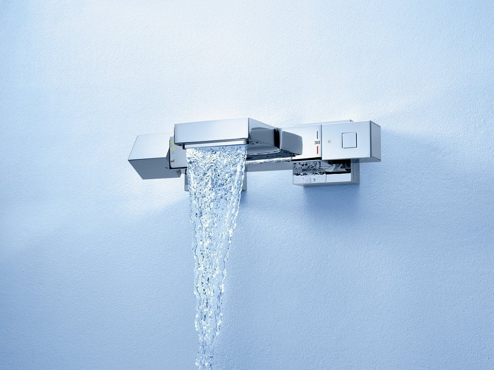 Термостатический смеситель Grohe Grohtherm Cube 34497000, для ванны с душем