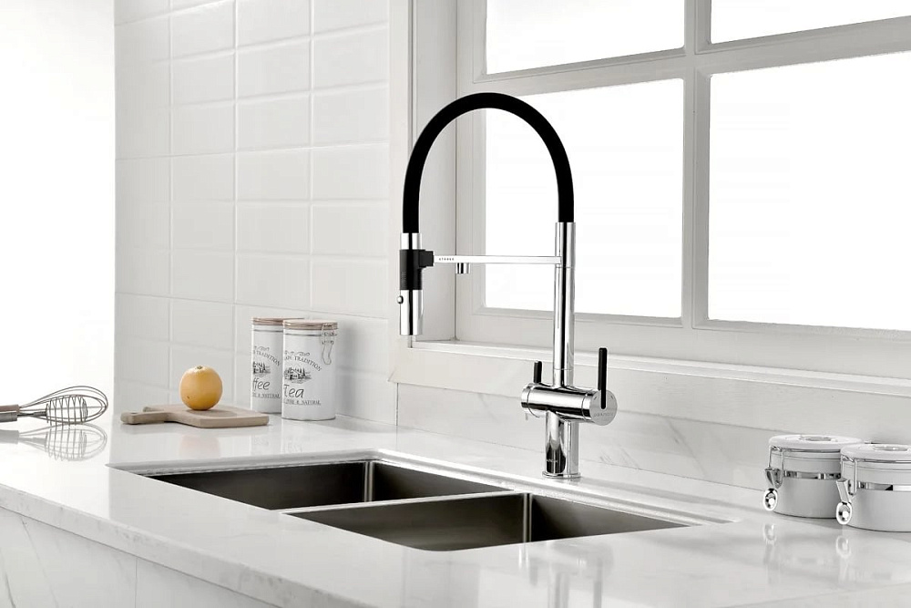 Смеситель для кухни Paulmark Gravity Gr213888-CR, хром