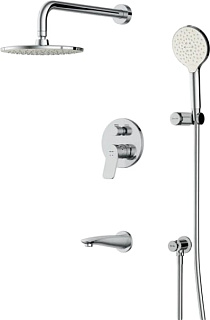 Душевой комплект AM.PM X-Joy FB85A3RH10, С ВНУТРЕННЕЙ ЧАСТЬЮ, хром