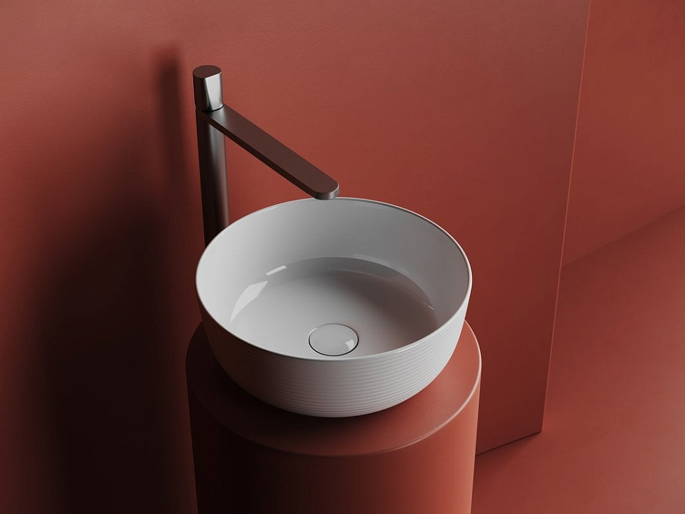 Накладная раковина Ceramicanova Element CN6073 белая глянцевая