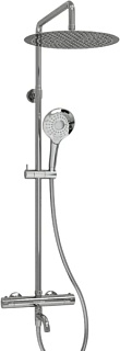 Душевая стойка Wasserkraft Berkel A188.116.101.087.CH Thermo, с термостатом, хром