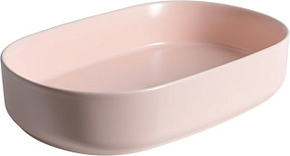 Накладная раковина Allen Brau Fantasy Oval 55x36, розовая