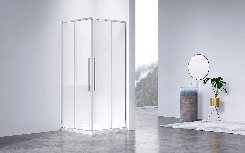 Душевой уголок Vincea Slim-N VSS-4SN900CL 90x90, профиль хром