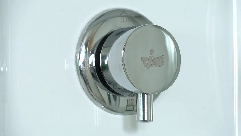 Душевая кабина Timo Lux T-7790, с высоким поддоном, с сиденьем