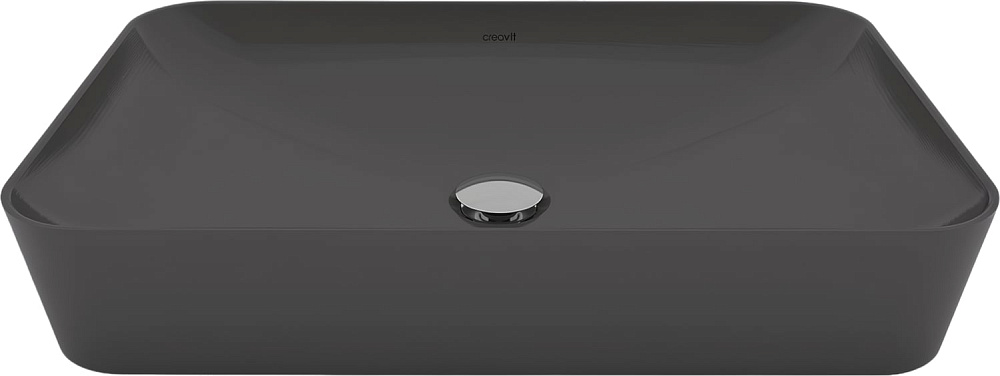Накладная раковина Creavit Ultra UL060-00AM00E-0000 антрацит