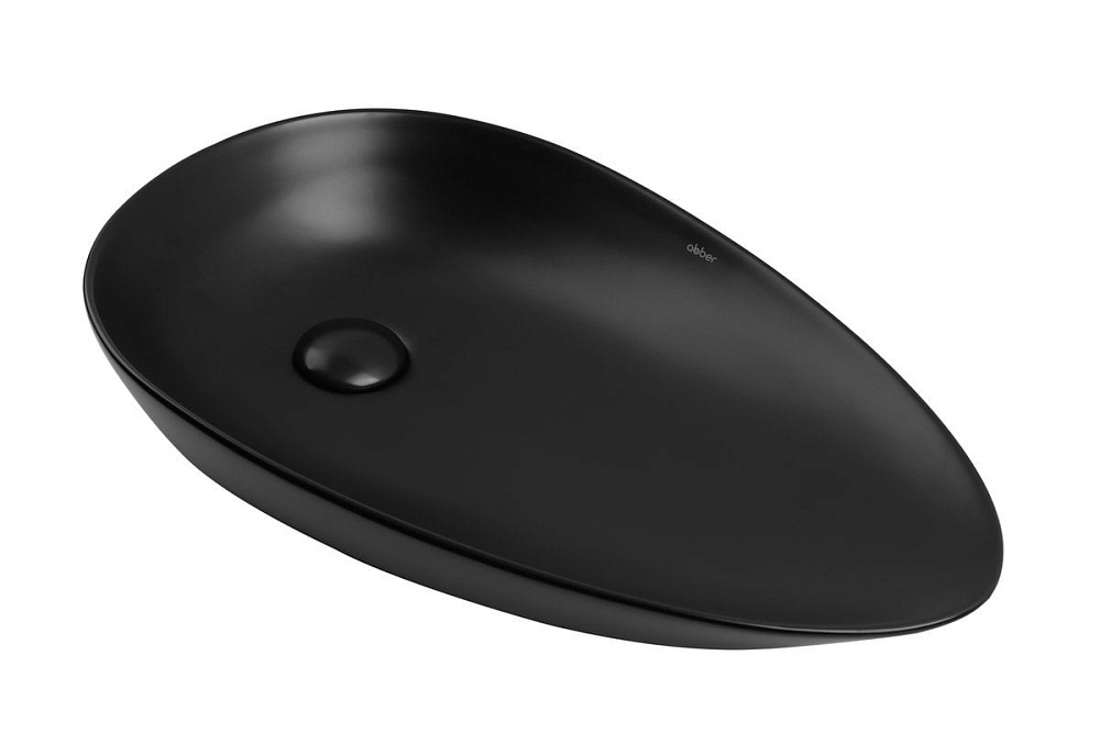 Накладная раковина Abber Bequem AC2117MB матовая черная