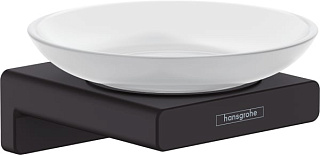 Мыльница Hansgrohe AddStoris 41746670 матовый черный