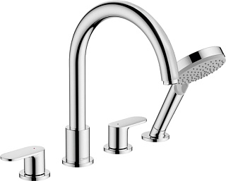 Смеситель на борт ванны Hansgrohe Vernis Blend 71456000, хром