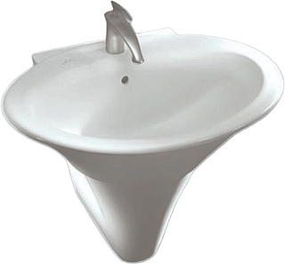 Раковина Hatria Sculture Y0LZ01 65 см, белая