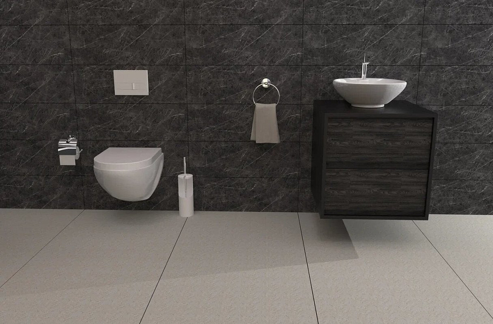 Система инсталляции для унитазов Berges Novum 040214, с кнопкой смыва, белая Soft Touch