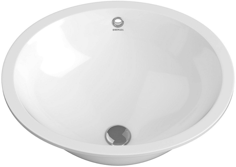 Раковина Berges Ego 56x45, глянцевая белая