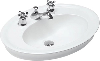Раковина Hatria Dolcevita Y0PL01 65 см, белая