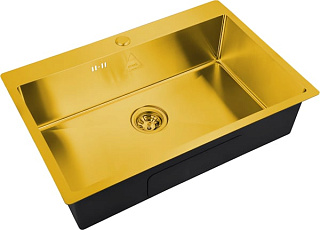 Мойка кухонная Zorg Steel Hummer SH 7551 BRONZE
