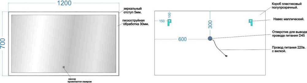 Тумба с раковиной Sancos Smart двойная 120 см, белый глянец