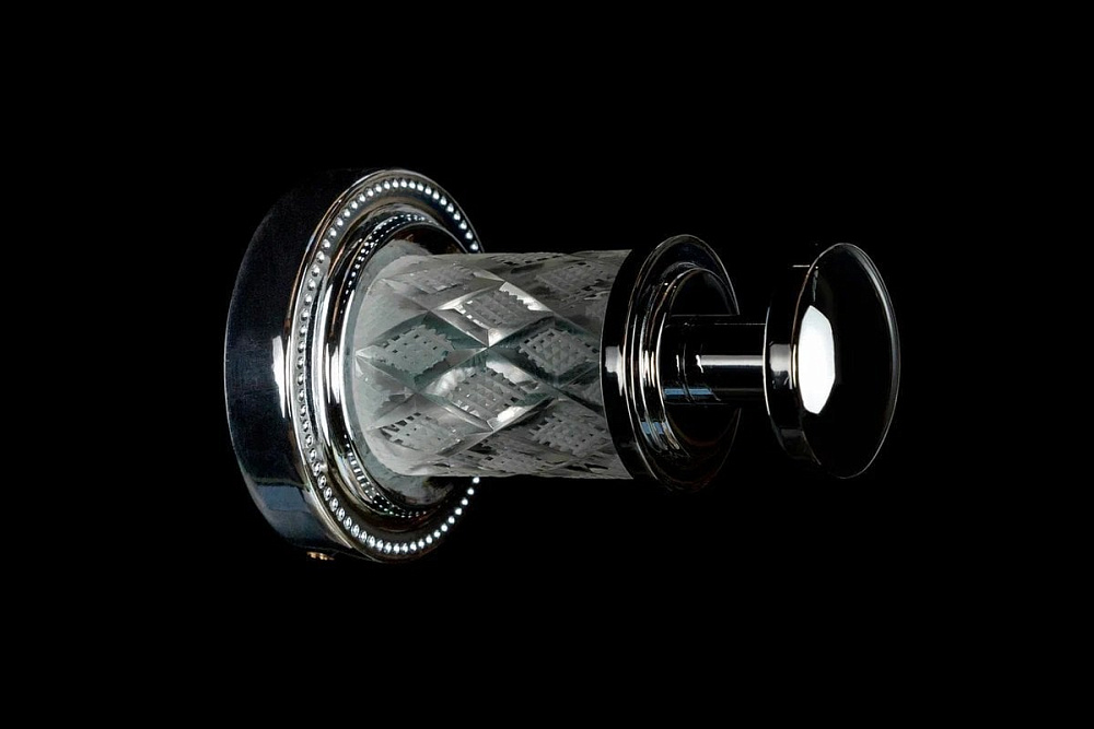 Крючок Boheme Murano Cristal 10906-CRST-СН хром