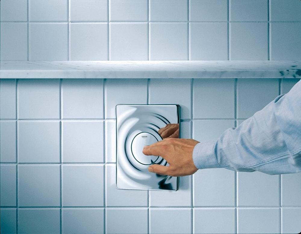 Кнопка смыва Grohe Surf 38574000, хром