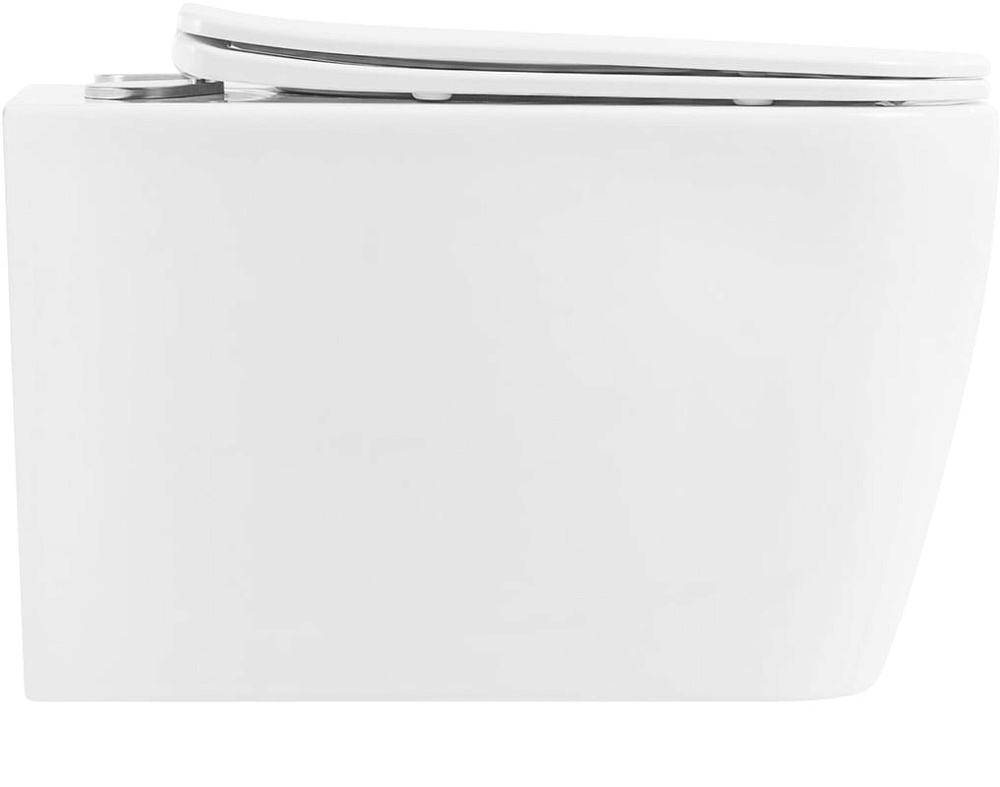 Унитаз подвесной BelBagno Veneto BB132CHR безободковый, сиденье BB132SC с микролифтом