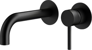 Смеситель для раковины Plumberia Selection Ixo KITXO1135NO210 С ВНУТРЕННЕЙ ЧАСТЬЮ, матовый черный