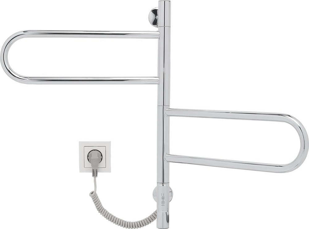 Полотенцесушитель электрический Vincea VTD-1R1CE 44x60 хром