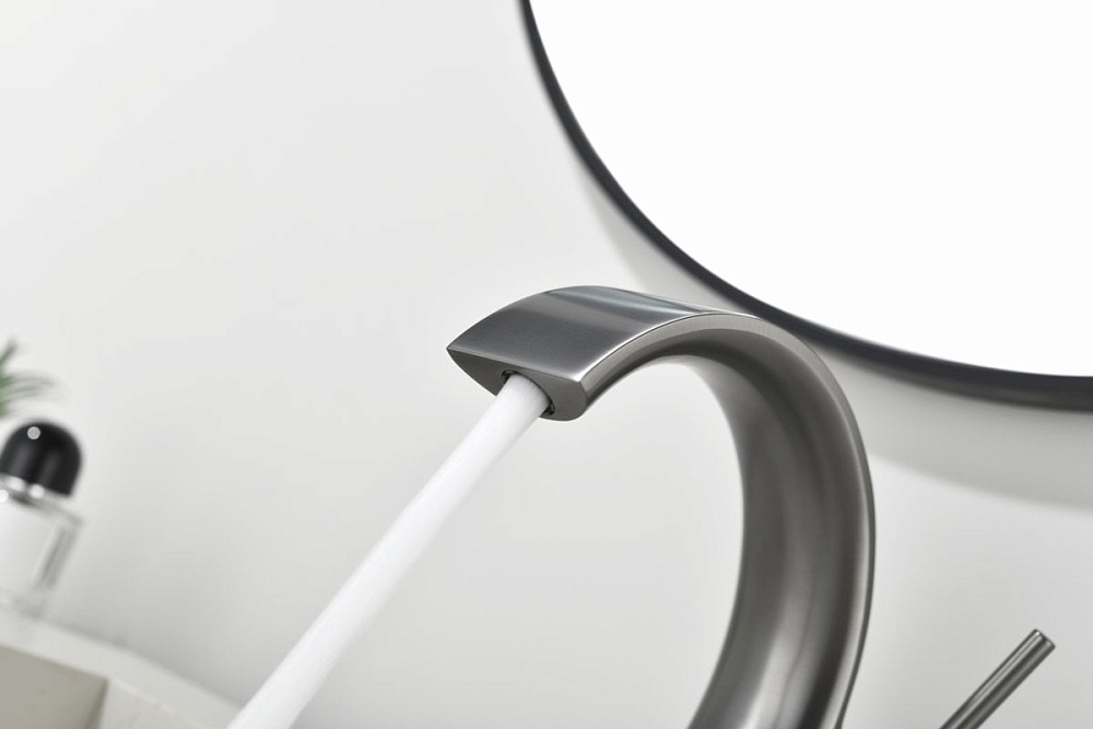 Смеситель для раковины Black&White Gravity 7106GM gun metal