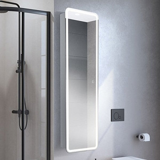 Шкаф-пенал для ванной BelBagno Marino SPC-MAR-450/1600-1A-LED-TCH универсальный с подсветкой