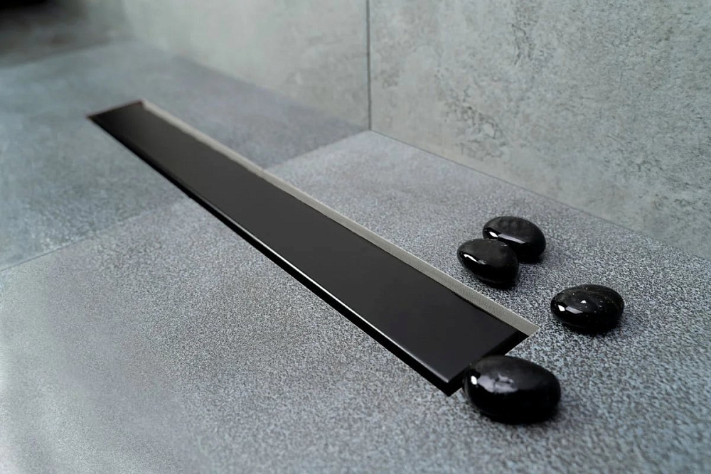 Душевой трап (лоток) BETTOSERB Frameless Line 650 черный матовый