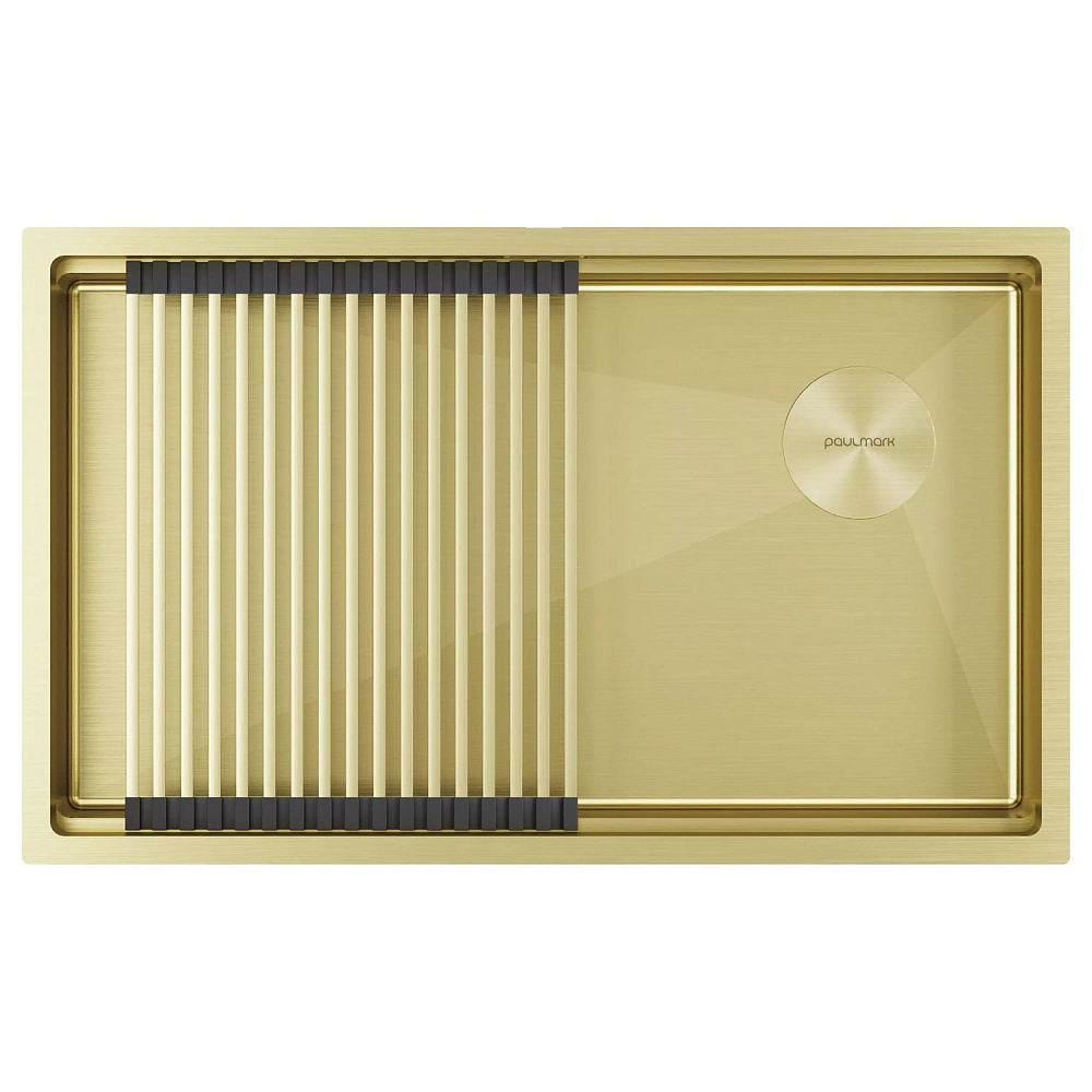 Мойка кухонная Paulmark Next-Pro 74 UNI PM707445-LG, светлое золото
