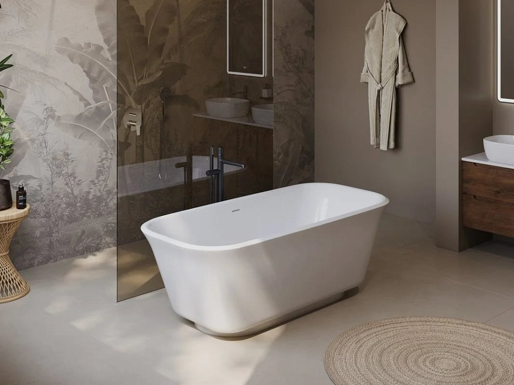 Акриловая ванна BelBagno Due 170x80 см, BB702-1700-800-K