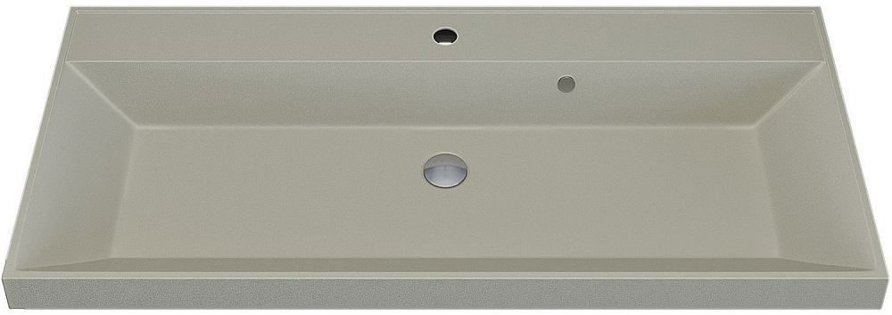 Мебельная раковина Uperwood Classic Quartz 291030029 90 см, матовая бежевая, лен