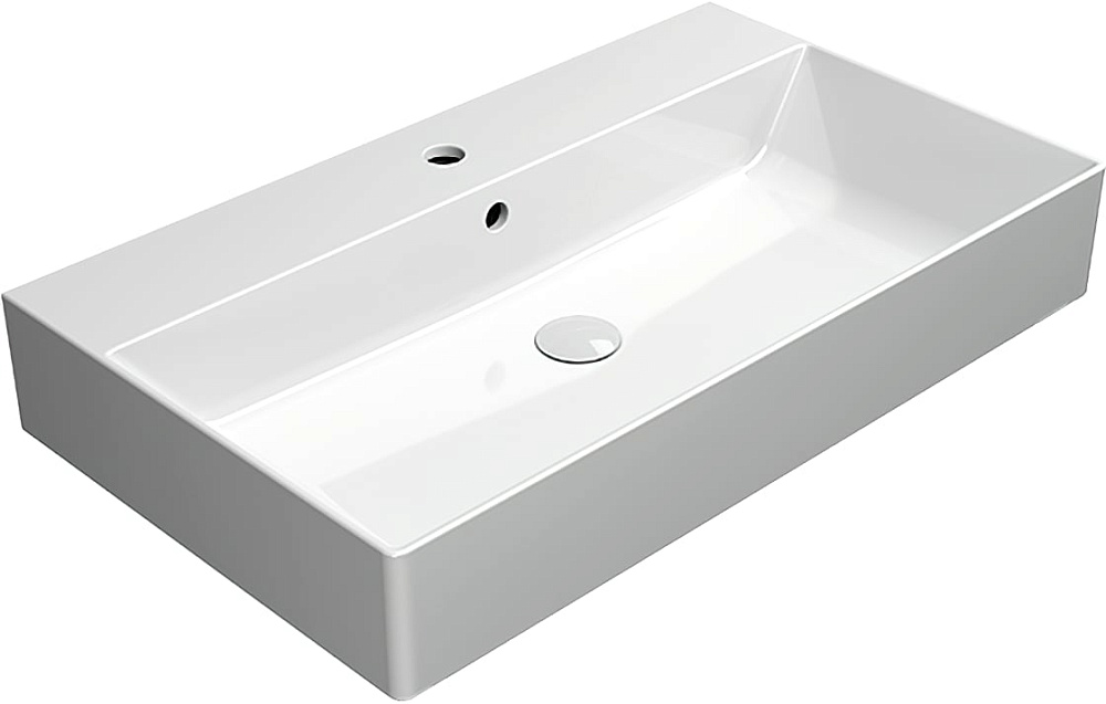Накладная раковина GSI Kube X 80x47