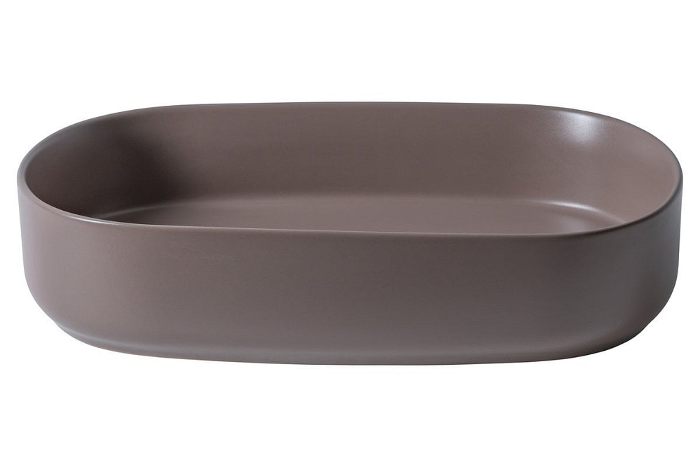 Накладная раковина Allen Brau Fantasy Oval 55x36, коричневая