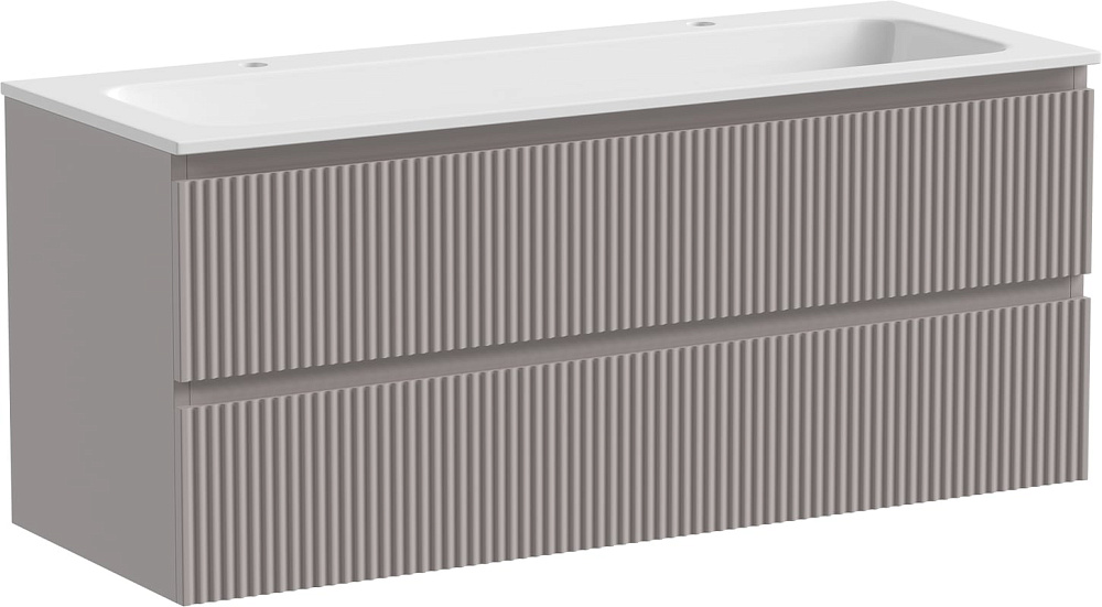 Тумба с раковиной Sancos Snob R 120 см, doha soft, раковина CN7016