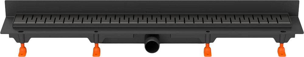 Душевой трап (лоток) MCH Chudej Medium CH750MC2 75 см, матовый черный