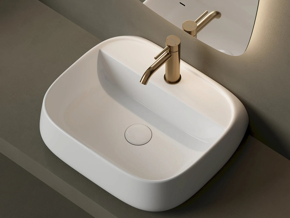 Подвесная раковина для ванной комнаты Ceramicanova Fonte CN5051, белый