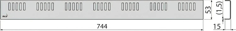 Душевой трап (лоток) AlcaPlast APZ2001 -750, 75 см