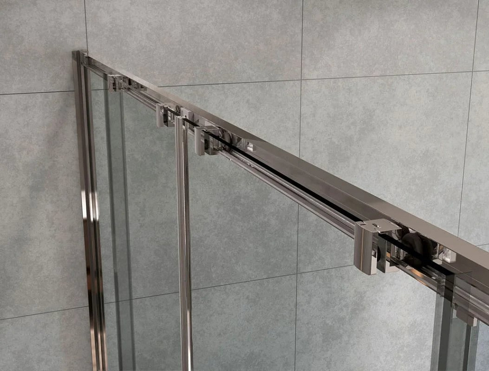Душевая дверь в нишу Vincea Garda VDS-1G2190CL 190 см, профиль хром, стекло прозрачное