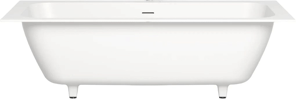 Ванна из искусственного камня Salini Orlanda Axis Kit S-Sense 180x80 см, встраиваемая, матовая белая